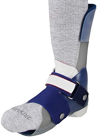 Чорапи SmartKnit & CoreSpun Kids AFO Interface - 4 опаковки (2-Бели, Сиви, Весела (черно / кралско синьо), обичайни