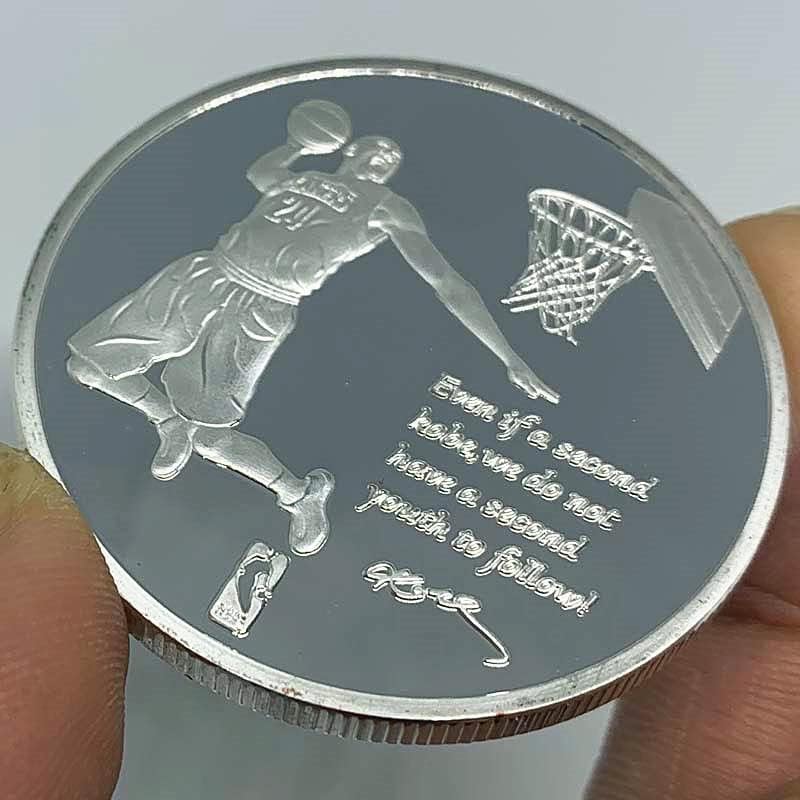 Американският баскетболист Кобе сребърно покритие Възпоменателна монета, Монета НБА Феята на зъбките Монета