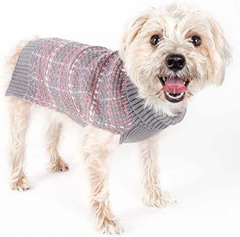 Пуловер за домашни любимци Домашни любимци Life ® Симфония Static - Дизайнерски Пуловер за кучета с Плътни плетени