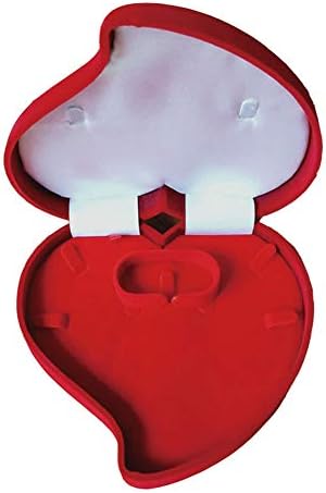 Кадифе, Подаръчни Кутии във формата на Сърце Кутия За Представяне на Бижута, Пръстени Обеци Витрина За Съхранение