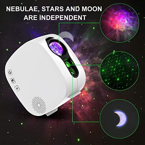 Проектор NUNET Galaxy Star с Bluetooth-високоговорител Sky Многоцветен LED Движеща се Мъглявината Облак Луната