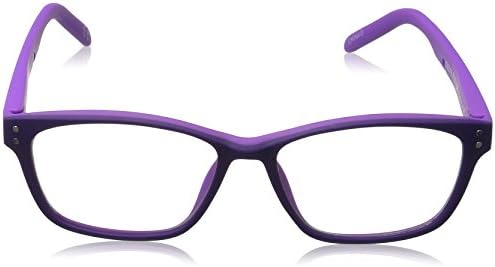 Дамски Квадратни Очила за четене Foster Grant P200, Матови, Тъмно Лилаво /Фолио, 59 мм, +2,50