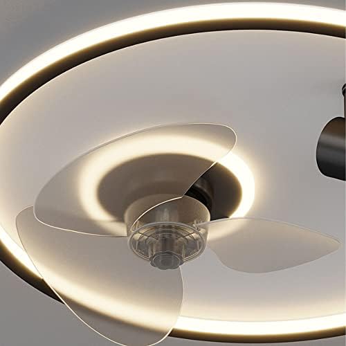 Безшумен интелигентен led вентилатор на тавана с осветление - 48 W Ултратънък led вентилатор на тавана скрит