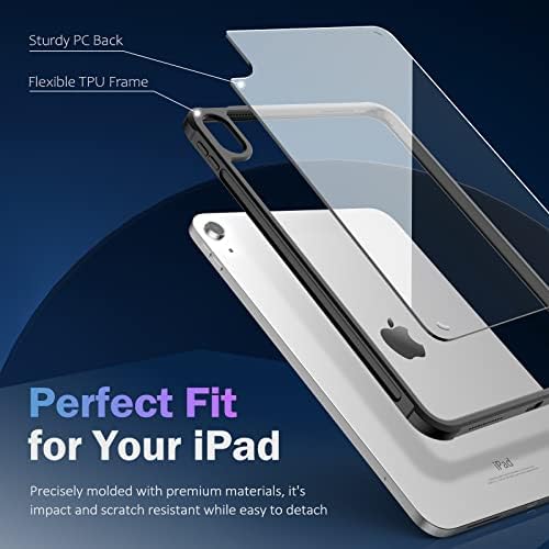 Калъф TiMOVO за iPad на 10-то поколение 2022, калъф за iPad 10,9 инча, Тънък и лек Здрав Защитен калъф за iPad