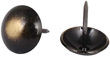 X-DREE С кръгла глава с диаметър 19 мм за ремонт на Декоративни пирони, за палеца, 80 бр. (Кръгла корона с диаметър