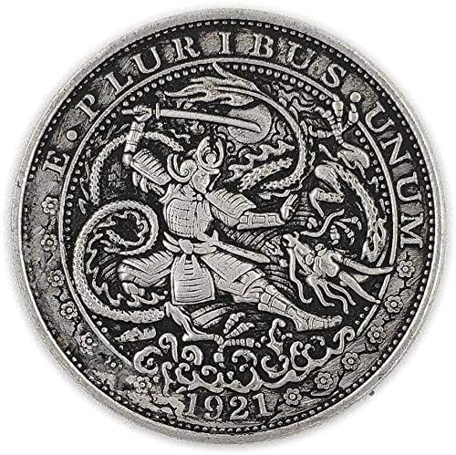 Събиране на монети с дълбоки Релефни 1921 година САЩ 骷髅
