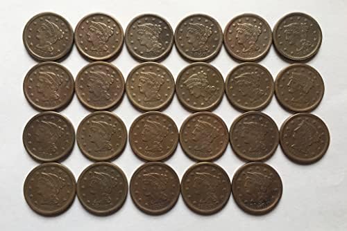 27,5 ММ Стар Американски монети 1851 година, Медни Монети, Старинни Занаяти, Чужди Възпоменателни Монети