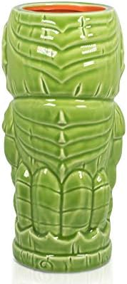 Фантастична чаша Geeki Tikis Green Kraken | Официалната Керамична чаша в стил Тики серия Fantasy | Побира 17