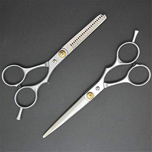 Четим от stty 6-инчов Набор от професионални фризьорски ножици за дома или фризьорски ножици за филировки коса