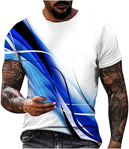 Дизайнерски Графични Тениски За Мъже 2023, Модерен Пуловер С Цифрово Принтом, Топ, Лятна Спортна Тениска за