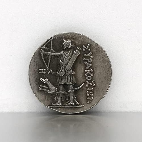 ХУ ХАЙ СЯ Древногръцки Богинята Артемида, Стара Сребърна Монета Митологична Фигура на Монета Дъщеря на Зевс