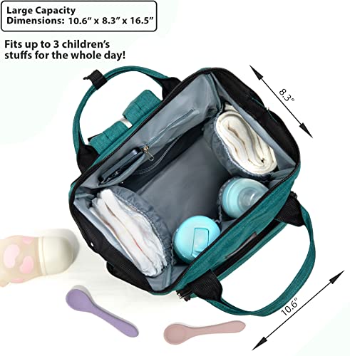Чанта–раница за памперси KiddyCare - Многофункционална Детска чанта, Чанта за памперси за бременни за пътуване