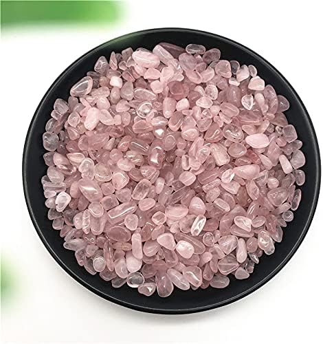 ZYM116 50 г, 2 Размера на Натурален Розов Кристал в Розов кварц, Чакъл, Камък Кости, Лечебен Декор, Естествени камъни и минерали, Housewarming (Цвят: 8-12 мм)