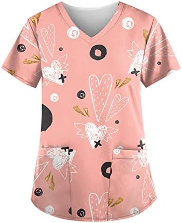Ризи за Свети Валентин Дамски Летни блузи, Празнични потници, Облекло Y2k, Тениски с графичен принтом, свитшоты
