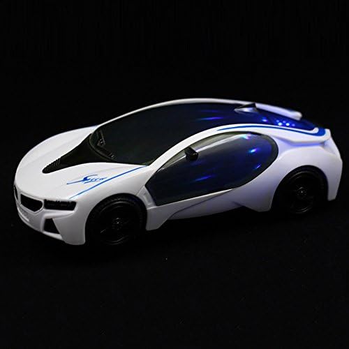Електрическа играчка в 3D стил-Суперавтомобил със Задно колела и музика, за Боядисана Светомузыкальная Многофункционална