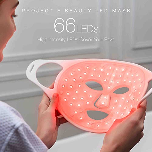 Project E Beauty Led Светотерапевтическая маска | Led маска за лице | против Стареене и анти Акне | Лек за акне