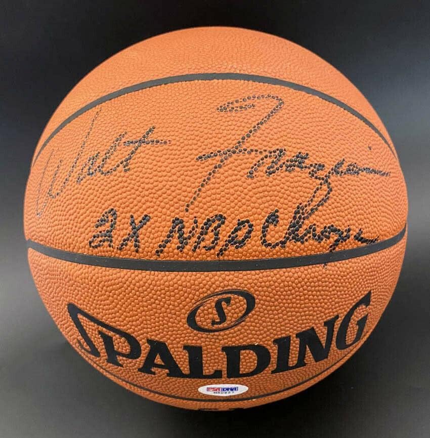 Уолт Фрейзър ПОДПИСА Официален Баскетболен договор + 2 Шампион NY Knicks PSA / С АВТОГРАФ на ДНК - Баскетболни