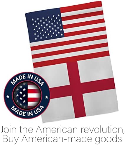 На световната купа на Англия и САЩ Приятелство Американски Флаг Банер Пакет Двор Тревата Градина Патриотични