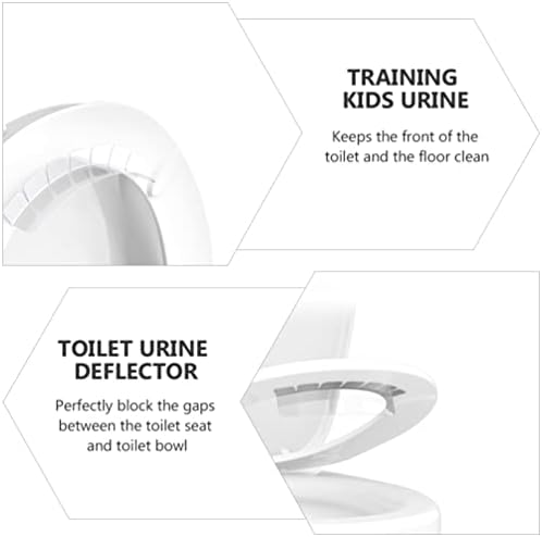 Kisangel 3шт Защита на Седалката на Тоалетната чиния Дефлектор Урината Приучение Към Гърне Защита от Урина за
