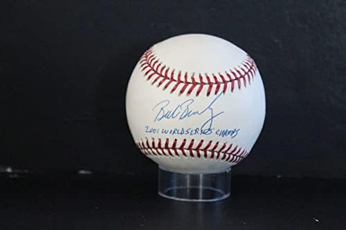 Автограф на Боб Бренли (световен Шампион 2001 г.) в бейзбола Auto PSA/DNA AM48787 - Бейзболни топки с автографи