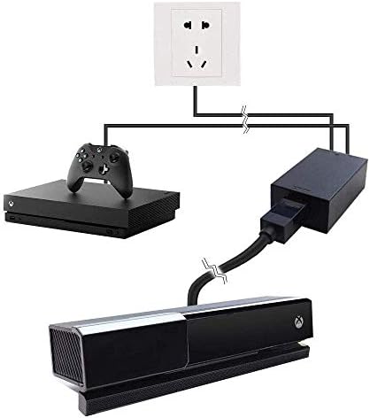 ОСТЕНТ Великобритания Вид Включете ac Адаптера, Захранване за Xbox One S/X/PC Компютър Kinect Сензор