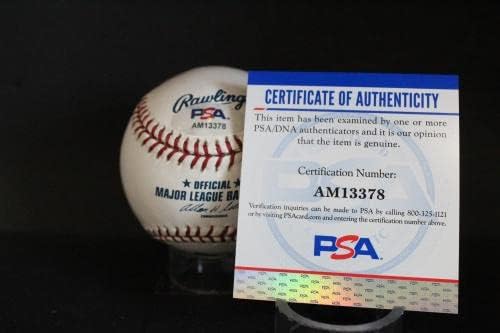 Андре Доусън Подписа Бейзболен Автограф Auto PSA/DNA AM13378 - Бейзболни топки с Автографи