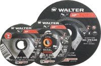 Walter Surface Technologies 08-B 600 - Централно колело със задълбочаването на - 7/8 инча без дърворезба, диаметър на колелото на 6 инча, Вид на 27, В Размер на 24, 10200 об / мин, Опаковки от 15
