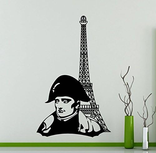 Наполеон Бонапарт Стикер на стената Айфеловата Кула Френски Император Vinyl Стикер Домашна Детска Стая За Момчета