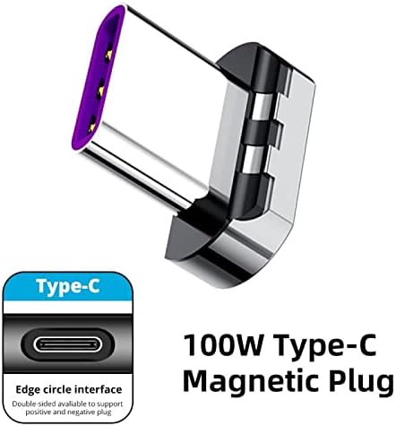 Адаптер BoxWave е Съвместим с Ayaneo Next Pro (адаптер от BoxWave) - Адаптер за зареждане под ъгъл MagnetoSnap PD, адаптер за зареждане под ъгъл MagnetoSnap PD за Ayaneo Next Pro - Сребрист Металик