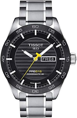 Мъжки часовници Тисо PRS 516 Powermatic 80 корпус от неръждаема стомана 316L с керамично безелем, Автоматични,