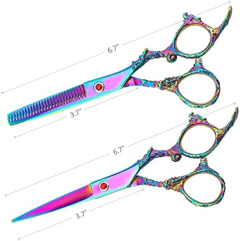 Професионални Комплекти Ножици За Подстригване на Коса Многофункционални Филировочные Ножици Директни Ножици