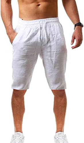 DuDubaby Бързо Съхнещи Мъжки Къси Панталони, Мъжки Летни Улични Модни Основни Свободни Дишащи Бързо Съхнещи