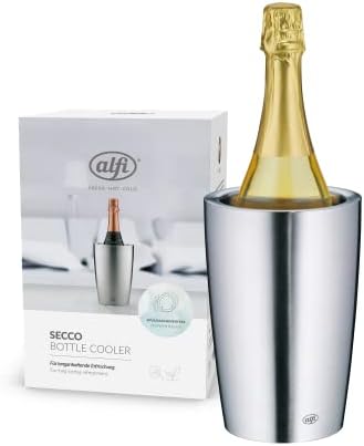 Alfi Bottle Cooler Secco, Охладител за бутилки Шампанско, Неръждаема Стомана, Матов, 467205100