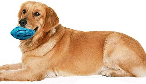 Пищащие Играчки за кучета на Топка за Агресивни Жевателей, Неразрушаемый и Трайни Интерактивни Гумена Топка