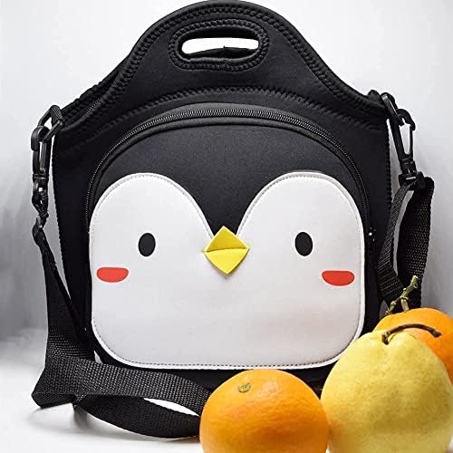 MOT Global Penguin Изолирано Неопреновая чанта за обяд - Lunch Мъкна с Регулируем пагон от MOT Global
