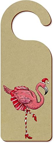 Вратата се закачалка Azeeda Коледен фламинго 200 mm x 72 mm (DH00032658)