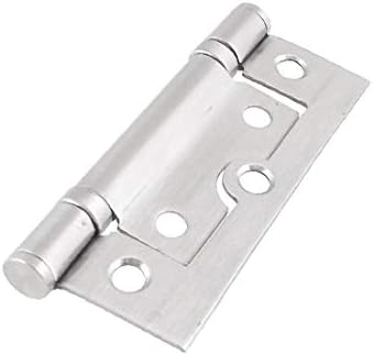 X-DREE Сребърен тон, Ненасочена Завъртане на панти за вратите на гардероба дължина 3.1 инча (de Bisagra puerta de armario, въртящата се ненасочена линия за плот с дължина 3.1 инча