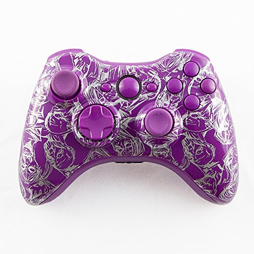 Сребърен Зомбита на Purple потребителски контролера на Xbox 360