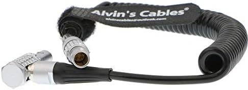 Кабели Alvin's 5-Пинов конектор за 5-за контакт на Тайм-код Спирален Кабел за Звукови устройства ZAXCOM DENECKE