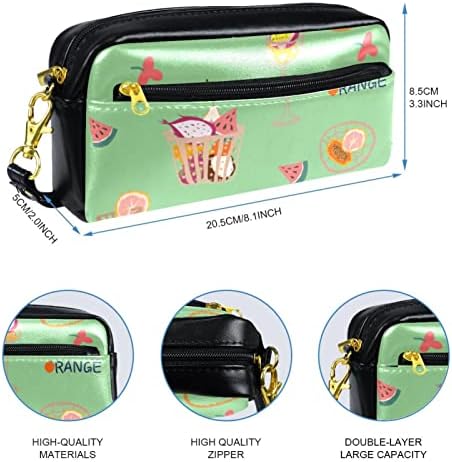 TBOUOBT козметични чанти за Жени, Косметичка За Пътуване, Органайзер За Тоалетни Принадлежности, плодове, лимон,