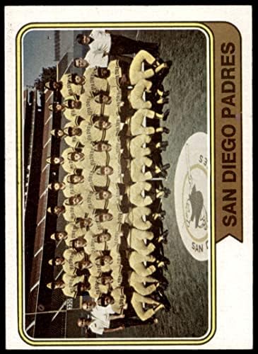 1974 Topps 226 SD Падрес Отбор на Сан Диего Падрес (Бейзболна картичка) (Отбор на Сан Диего Падрес) VG/EX