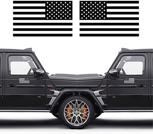 Светоотражающая Стикер с образа на Американския Хартата за Автомобили, Американски Флаг 3 x 5, Vinyl Стикер